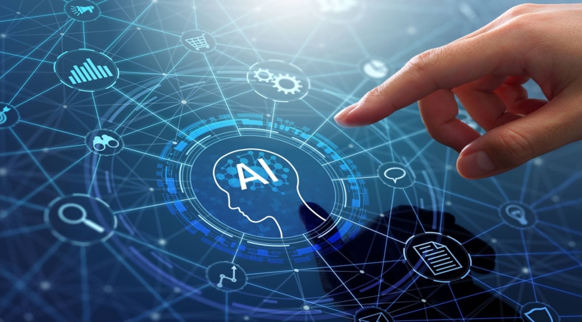 AI technology visualization