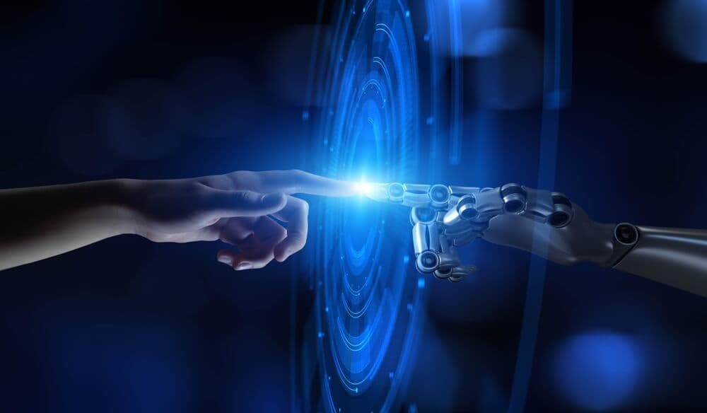 Business professionals using AI tools to enhance efficiency and drive innovation